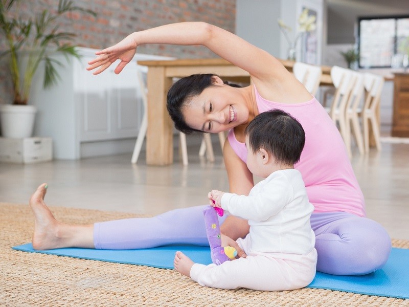 Có nhiều cách để mẹ lấy lại dáng sau sinh